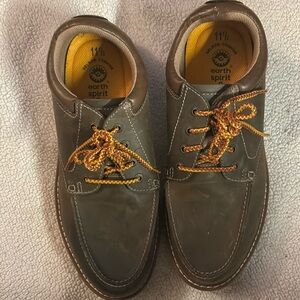 Earth spirit men’s dock side loafers tan